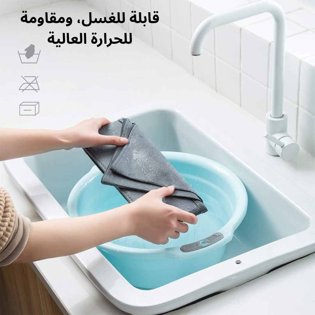 4 قطع من منظمات الأدراج القابلة للطي