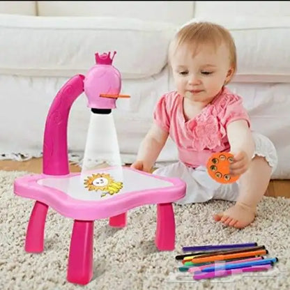 طاولة رسم للاطفال مع بروجكتور